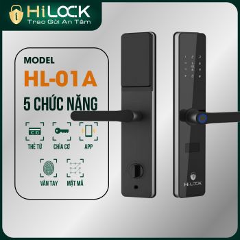 Khóa Cửa Vân Tay Thông Minh HiLock HL01A