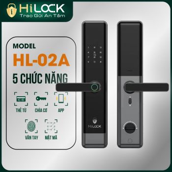 Khóa Cửa Vân Tay Thông Minh HiLock HL02A